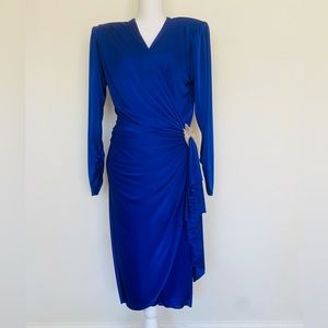 SOLD 1980s Vintage Wrap Dress